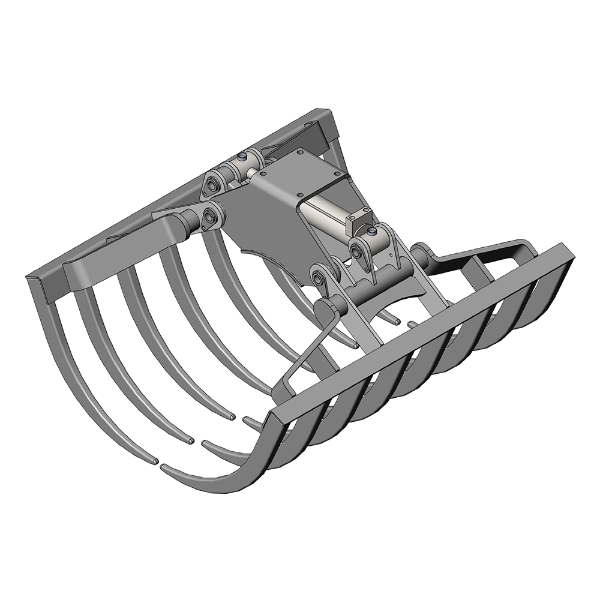 Tined Agricultural and Forestry Grapple- FL