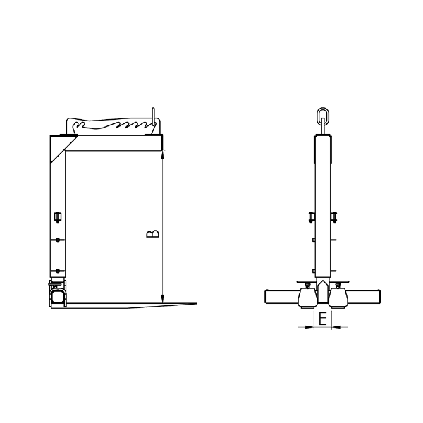 Adjustable Pallet Fork- FPR