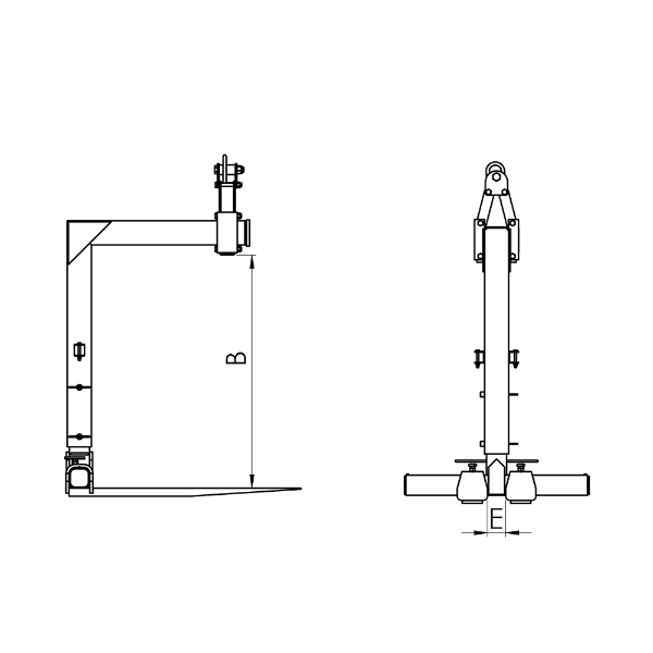 Manual adjustable pallet fork- FPM