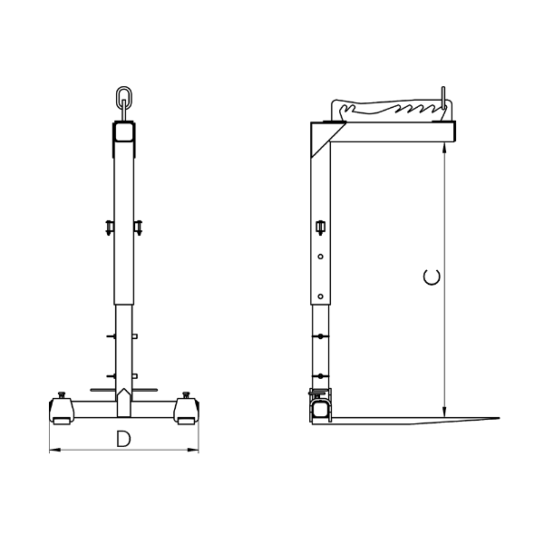 Adjustable Pallet Fork- FPR