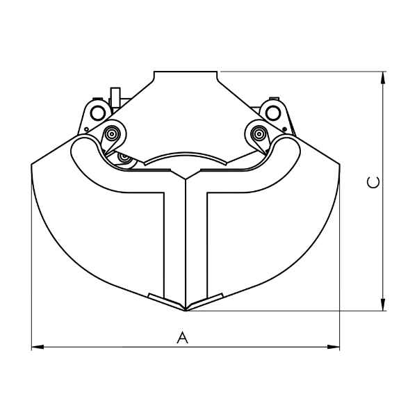 Light Clamshell Bucket- CLA-L