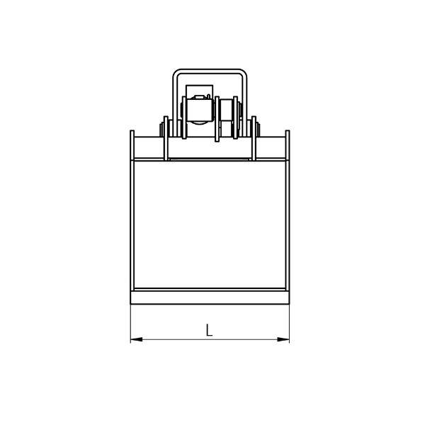 Light Clamshell Bucket with Optional Sidewalls- CLA-MR