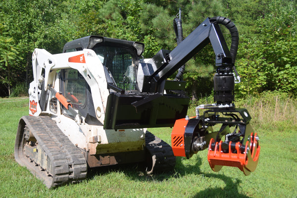 Grapple Saw Skidsteer Attachment